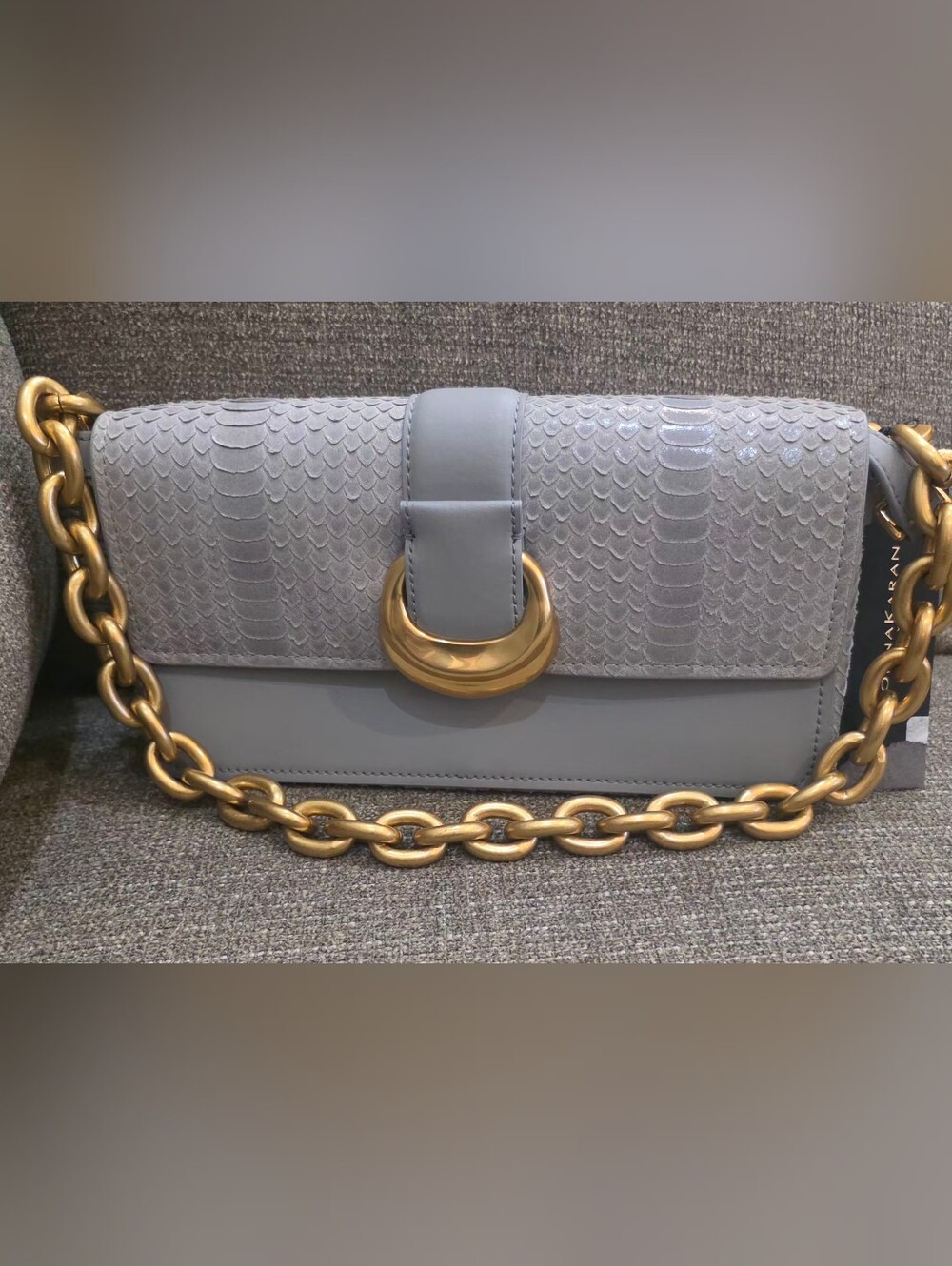 Donna Karan Valley Stream Skipper Snake Shoulder Bag